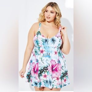 NWT Size 18 Noon Swim one piece swim dress